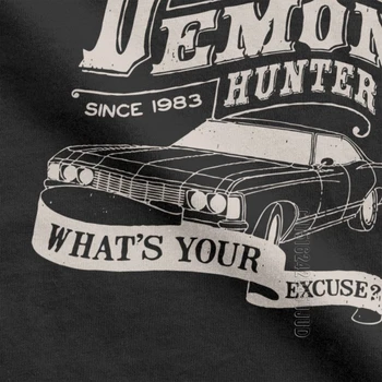 Bărbați Demon Hunter Supranaturale Tricou Spn Frații Înger Dean Winchester Emisiuni TV Bumbac Camisetas de sex Masculin Tees T-Shirt Imprimat