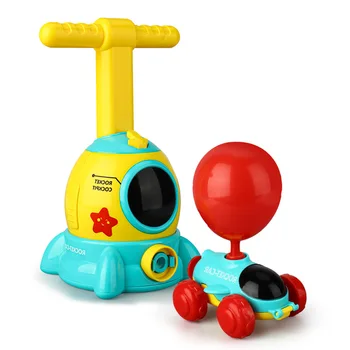 Două-in-one, Noua Putere Balon Jucărie Mașină de Inerție Putere Balon lansator de Educație Experiment de Puzzle Distractiv pentru Copii