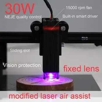 NEJE Master 2 30W cu Laser Modulul de Tăiere Module Kit de Upgrade distanță Focală Fixă de Alunecare Focus-Vizuale Protecție