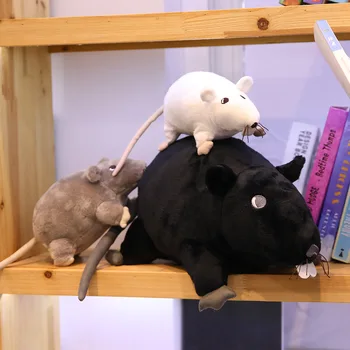 1 buc Simulare Mouse de Pluș Super Moale Mouse-ul Grozav Păpușă de Pluș Rat Animal de Pluș Jucărie Peluche Mascota Cadou pentru Copii Copii