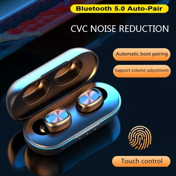 B5 TWS Căști fără fir de Afaceri căști Bluetooth rezistent la apa pavilioane de Reducere a Zgomotului Căști Pentru Xiaomi iPhone goophone