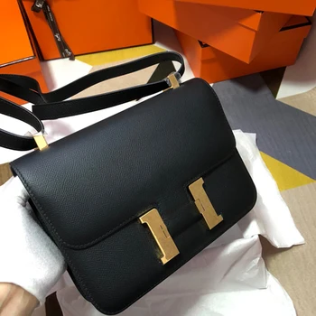 2020 nou stewardesă sac de moda de lux Retro din Piele pentru Femei geanta sec butonul de tofu geantă de umăr singur încălecat pătrat mic sac