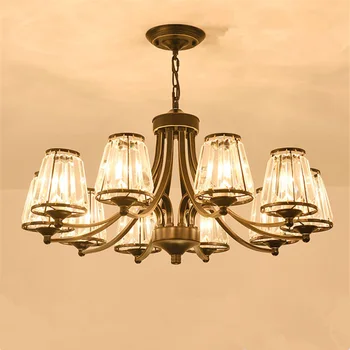 Moderne, candelabre de cristal Lumini de Iluminat Acasă ledlamp camera de zi Dormitor plafonnier Rotund led candelabru lampadari corpuri