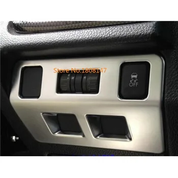 Pentru Subaru Forester 2013 2016 2017 Masina Stick de Acoperire Abs Cromat Cap Frontal Butonul Întrerupătorului lămpii de Ceață Trim Cadru Lampa 1buc