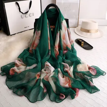 De Vară 2020 Eșarfă De Mătase Pentru Femei Șaluri Și Împachetări De Moda De Mari Dimensiuni Moale Pashmina Plaja Fulare Foulard Echarpe Hijab