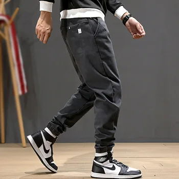 Stil Japonez, Moda Barbati Blugi Se Potrivesc Vrac Negru Casual Pantaloni Barbati Pantaloni Harem Streetwear Hip Hop Jogging Pantaloni Hombre