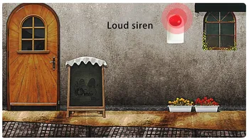 Sgooway Wireless Intermitent Alarma Sirena Flash Cornul Roșu Sirena Stroboscop costum pentru Sistemul Nostru de Alarmă fără Fir Sirena