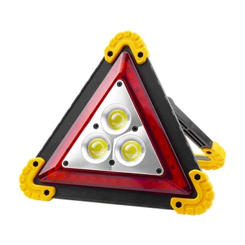 Portabil lumină pe mâna Triunghi de Avertizare Semn Triunghi Car LED lumina de Lucru Siguranța Rutieră Defalcarea de Urgență lampă de Alarmă 1 buc