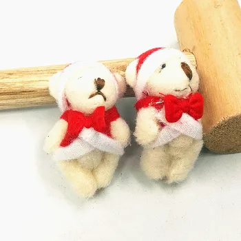 Pentru Cadou de Crăciun 4.5 CM 5 buc/lot pp bumbac copil jucării de pluș papusa mini mic ursuleț de pluș, buchete de urs pentru nunta casa papusa