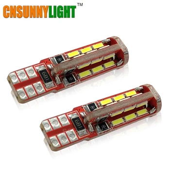 CNSUNNYLIGHT Lumini Auto T10 168 192 W5W 4014 27SMD LED-uri CANBUS FARA Eroare Masina Marker Parcare Bec Auto Accesorii de Iluminat