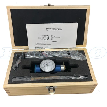 1Set Coaxial de Centrare Cadran Indicator de Testare Set 0-3mm Center Finder Frezat Instrument de 0,01 mm Precizie cu Cutie de Lemn Instrument de Măsurare