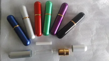 90sets Gol Aluminiu Inhalator Nazal w/ 200wicks 6 culori Metalice Inhalator pentru Ulei Esential Aromatice Delux alege culori re-utilizarea cadou