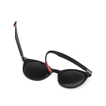 Bărbați Femei Clasic Retro Nit Polarizat ochelari de Soare Bricheta Design Cadru Oval Protecție UV400 De Sol