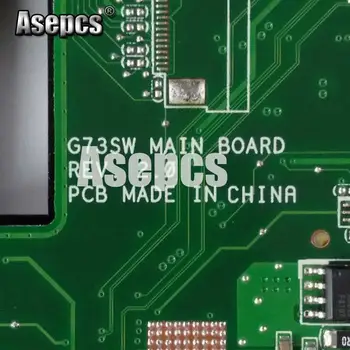 Asepcs G73SW Placa de baza REV2.0 Pentru Asus G73SW G73S G73 Laptop placa de baza HD3000 complet testat HM65 Suport GT560M 4*Sloturi 2D