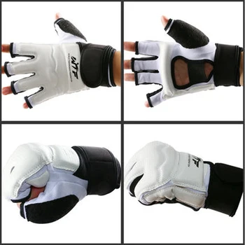 Taekwondo WTF de Acord cu Jumătate Degetele Adulți Mănuși de Box/Copil saci de Nisip de Formare / Manusa Sanda/Karate/Muay Thai/ Taekwondo Protector
