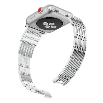 Bling Metalice din Oțel Inoxidabil ceas trupa pentru Apple Watch band 38mm 42mm 40mm 44mm Seria 5 4 3 2 1 sport Curea femei bratara Curea