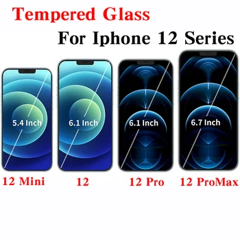 2 Buc Sticlă de Protecție Pe Iphone12 Pro Folie de Protectie Pentru Apple 12pro Max Screenprotector Pentru Iphone 12 Pro 12 Mini SE 2020