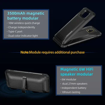 DOOGEE S95 6GB, 128GB, shockproof Modular Telefon Mobil 6.3