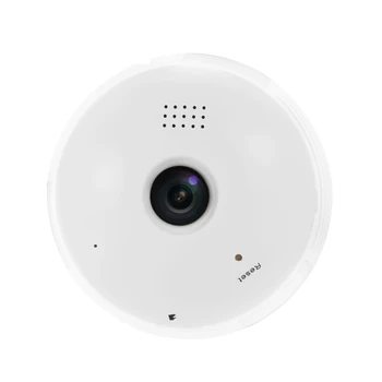 Full HD 2MP, Wifi Bec CCTV aparat de Fotografiat 360 de Grade Interioară 1920*1080P VR Panorama Rețea Wireless Wi-fi Cameră cu Două căi Audio Cam