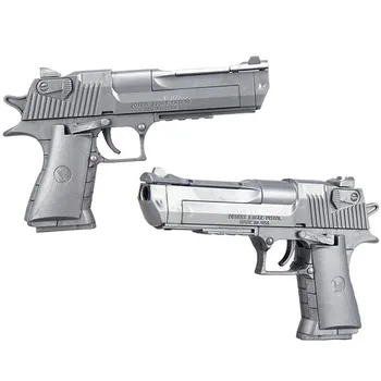 1:1 Simulare Jucării Arma Model Blocuri Modelul Desert Eagle Pistol Hands-on de Învățământ Jucărie Jucărie Asamblate litatea 45pcs