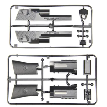1:1 Simulare Jucării Arma Model Blocuri Modelul Desert Eagle Pistol Hands-on de Învățământ Jucărie Jucărie Asamblate litatea 45pcs