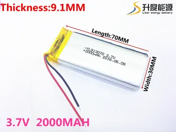 3,7 V litiu-polimer baterie de 2000 mah 903070 mobile de alimentare tableta, GPS navigator
