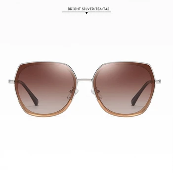Noua Moda Polarizat ochelari de Soare pentru Femei 2021 tendință Pătrat de Conducere de sex Feminin de ochelari de soare Retro Ochelari de Soare Pentru Femei Gradient Clasic