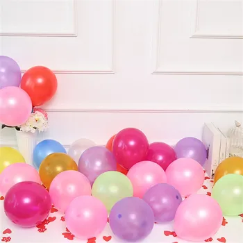 100buc/lot 10inch fericit ziua de nastere Alb Latex, Baloane cu Aer, baloane Gonflabile Nunta petrecere decoratiuni copii globos Jucarii