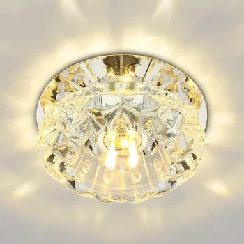 3W led-uri de lumină coridor hol iluminat cristal lămpi de tavan Europene elegant lumina Pridvor Lumini Plafon