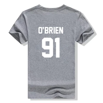 Moda de vara T-shirt DYLAN O ' brien 91 Amuzant Scrisoare de Imprimare Tricou Tumblr Topuri Tricou Harajuku Pentru Fanii Bărbați Femei Femme Tricou