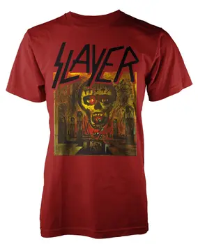 Slayer 'Seasons In The Abyss' T Shirt - NOU & OFICIAL! Print T-Shirt Harajuku Maneca Scurta Barbati Top