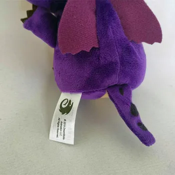 2019 noi 18cm Cum sa iti dresezi Dragonul 3 Jucărie de Pluș Violet Lumina dragon Fury Moale Dragon Alb Umplute Papusa