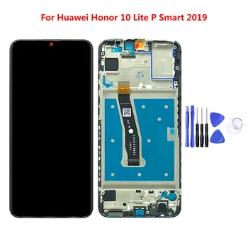 Display LCD Touch Screen Digitizer Înlocuirea Ansamblului Pentru Huawei Honor 10 Lite/P Inteligente 2019 w/ cadru