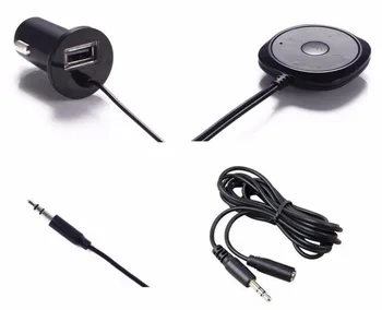 Duszake Wireless Bluetooth Receptor 3.5 mm Jack Audio Bluetooth Aux Adaptor Receptor de Muzică Auto Cablu Gratuit pentru Difuzor Căști