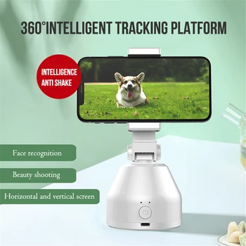 Auto de Fotografiere Selfie Stick Trepied Urmați de Rotație de 360° Fata de Urmărire Obiect Inteligent AI Gimbal Stand Pentru iPhone Xiaomi, Huawei