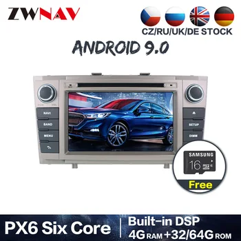 PX6 IPS Android 9.0 DVD Auto Stereo Multimedia Unitate Pentru Toyota Avensis T27 2009-Auto PC-ul de Radio-Navigație GPS Audio Video