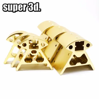 1set 2020 Kossel Aliaj de Aluminiu Colțuri profil Kossel Negru/Aur Vertex 3pcs jos+3pcs sus Reprap imprimantă 3D piese de Cadru