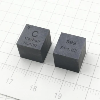 99.9% Puritate Mare Bloc de Carbon Carbon Metal Tabelul Periodic Cub C Cub Hobby Display Colecție de 10*10*10mm