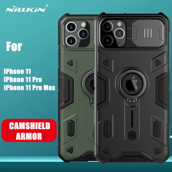 SFor iPhone 11 Pro Caz NILLKIN Camshield Armura Camera Proteja Intimitatea Inel kickstand Capacul din Spate Pentru iPhone11 Pro Max