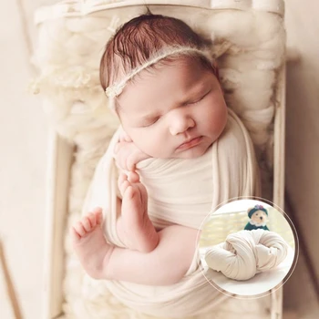 38x170cm Nou-născut Recuzită Fotografie Pătură Copil Înfășa Folie de Sac de Dormit Sugari Foto Fundal