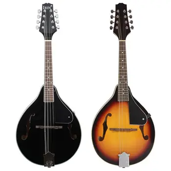 IRIN Sunburst 8-String Bass Mandolina Instrument Muzical cu lemn de Trandafir Șir de Oțel Mandolina Instrument cu Coarde Reglabil B