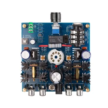 Mini-Clasa a 12AU7 Vid Tub Multi-Hibrid Amplificator pentru Căști Stereo Pre-Amp Clasa Un Amplificator Cu Audiofil de Performanță.