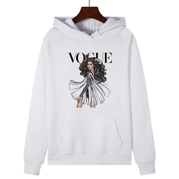 Moda Gotic Vogue Tipărite Ticăloși Casual Camiseta Mujer Amuzant Femei Hoodies Teen Strada Harajuku Haine Hip Hop