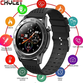 CHYCET 2021 Ceas Inteligent Bărbați/Femei Termometru Tracker de Fitness Smartwatch rezistent la apa Tensiunii Arteriale/Monitorizarea ritmului Cardiac Ceas