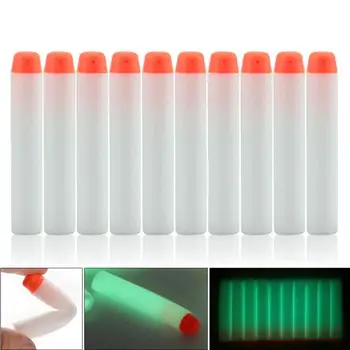 Spuma 7.2 cm/ 2.83 în Fluorescente Moale Stralucitoare Gloanțe Luminos Refill Gloanțe Darts Cu Soft Capete Sfaturi Pentru N-strike Elite Series