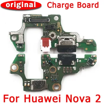 Original Portul de Încărcare Pentru Huawei Nova 2 Nova2 de Încărcare USB Board PCB Conector Dock Flex Înlocuire Piese de Schimb