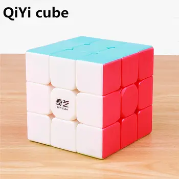 QiYi Naviga W 3x3 Cuburi Magice Stickerless Războinic S Profesională Viteza de Puzzle-uri, Cuburi Montessori Jucărie de Învățământ Pentru copii
