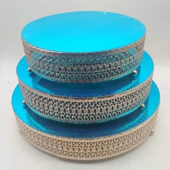De aur de metal rotund suport tort pentru tort de Nunta sta set consumabile accesorii de Bucatarie tort de instrumente
