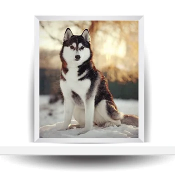 Dragoste.Multumesc Animal Diamont Pictura Câine de Companie 5D Diamant Pictura Kit Manual de Diamant Broderie Pictura