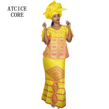 African rochii pentru femei bazin riche de design de broderie rochie lunga DP119